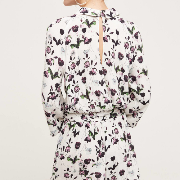 ANTHROPOLOGIE Floreat Romper M 6/8 NWT $128 Floral - Picture 2 of 8